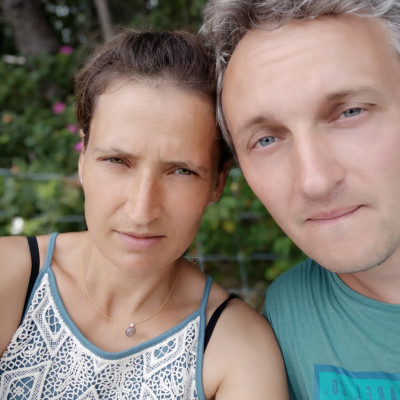 Mein Mann Andre und ich